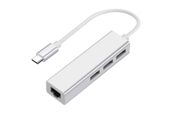 USB-C 3-in-1 Hub met Gigabit Ethernet MacBook