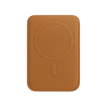 Bruine MagSafe Wallet met Ingebouwde Stand – Kaarthouder met MagSafe