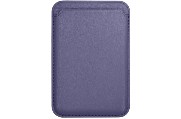 Paarse MagSafe Wallet – Magnetische Kaarthouder