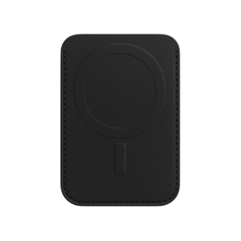 Zwarte MagSafe Wallet met Ingebouwde Stand – Kaarthouder met MagSafe
