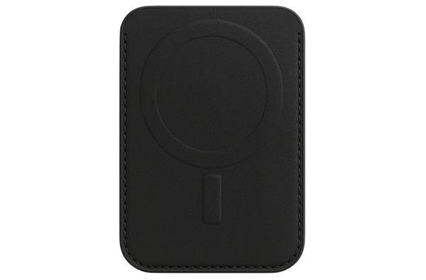 Zwarte MagSafe Wallet met Ingebouwde Stand – Kaarthouder met MagSafe