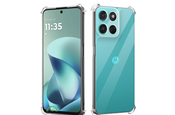 Hoesje voor Motorola Moto G57 Transparant Anti-Shock