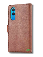 Bookcase Hoesje Bruin OnePlus Nord CE 4 Lite Stevig en comfortabel in de hand