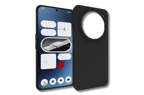 Nothing Phone 3a Pro Zwart Mat TPU Hoesje Minimalistisch, Elegant en Beschermend