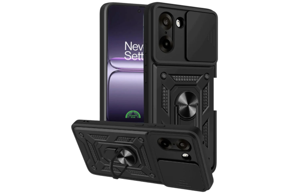 OnePlus Nord CE 5 Armor Ring Hoesje Schokbestendige Bescherming en Slijtvast materiaal