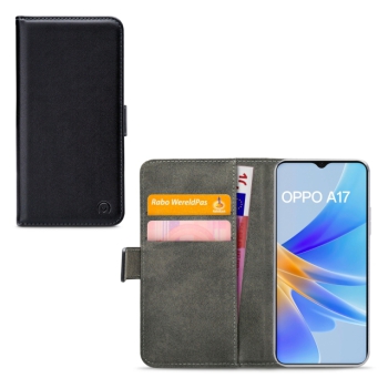 Oppo A17 Bookcover Zwart