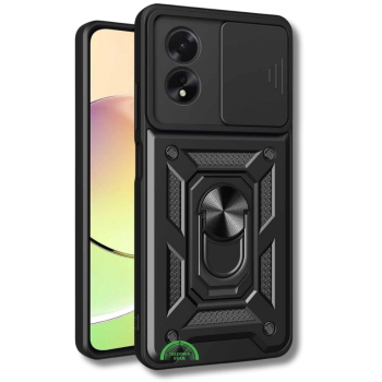 Hoesje voor Oppo A18 met Camera-Slider Kickstand