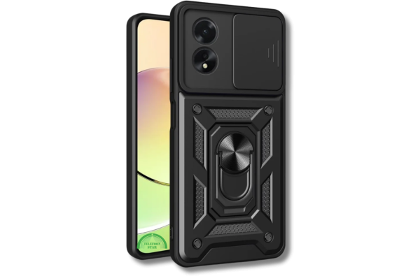 Hoesje voor Oppo A38 met Camera-Slider Kickstand