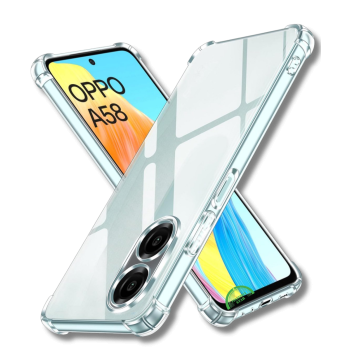 Hoesje voor Oppo A58 4G Transparant Anti-Shock