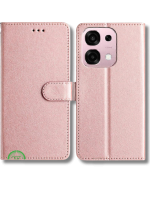 Bookcase Oppo A6 Pro Roze Stijlvolle Bescherming en strak