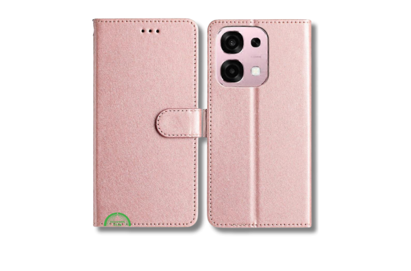 Bookcase Oppo A6 Pro Roze Stijlvolle Bescherming en strak