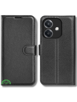 Bookcase Oppo A6 Pro Zwart Stijlvolle Bescherming