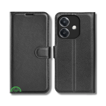 Bookcase Oppo A6 Pro Zwart Stijlvolle Bescherming