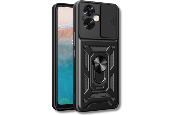 Hoesje voor Oppo A79 Zwart Shockproof stevige sluiting
