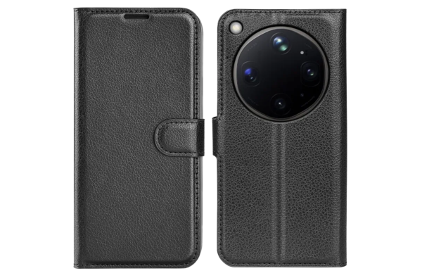 OPPO Find X9 Ultra Bookcase Hoesje Zwart met Pasjeshouder en Magneetsluiting