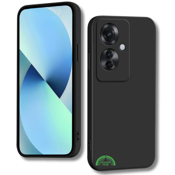 Zwart Hoesje voor OPPO Reno 11F Slank Flexibel & Krasbestendig