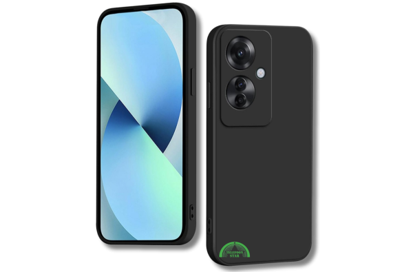 Zwart Hoesje voor OPPO Reno 11F Slank Flexibel & Krasbestendig