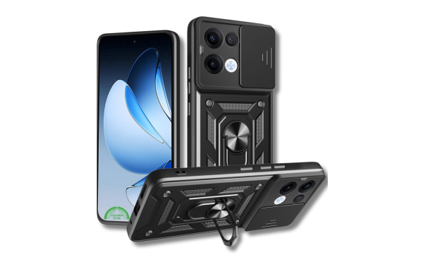 Hoesje voor Oppo Reno 13 5G Zwart Shockproof stevige sluiting