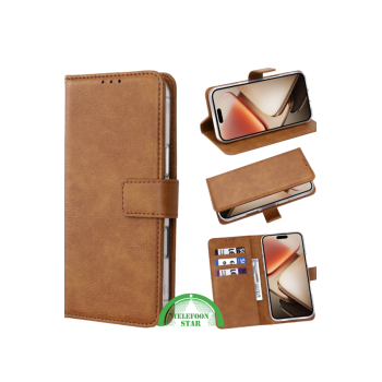 Bookcase Hoesje voor Oppo Reno 14 5G Bruin