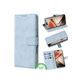  Bookcase Hoesje voor Oppo Reno 14 5G Licht Blauw