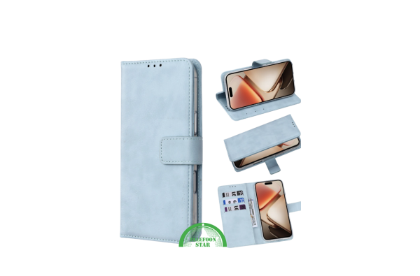 BookCase ProtectCover Lichtblauw voor Oppo Reno 14F