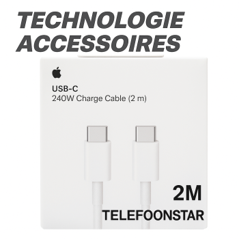 USB C naar USB C Oplaadkabel 2 Meter Snel en Betrouwbaar Opladen
