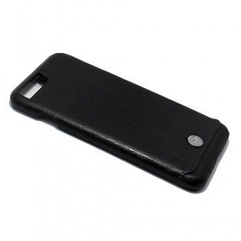 Pierre Cardin Leather Back Cover black