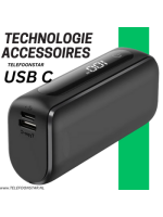 Telefoonstar PocketCharge 5000 &ndash; Compacte Powerbank met USB & Type-C