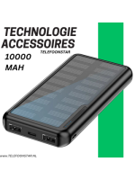 Solar Power Bank 10.000 mAh &ndash; Duurzame Zonnepaneel Powerbank