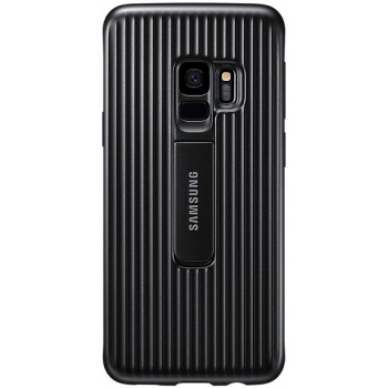 Originele Samsung Galaxy S9 protective standing achter kant hoesje in het zwart