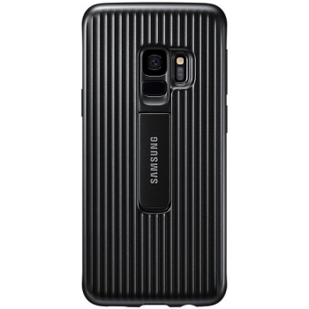 Originele Samsung Galaxy S9 protective standing achter kant hoesje in het zwart
