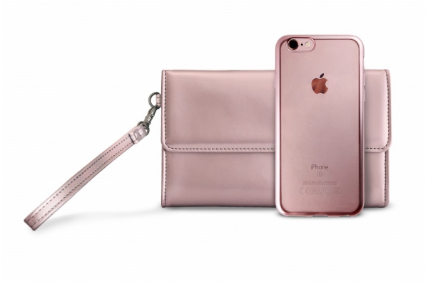 iPhone 7 Siliconen Cover + Clutch