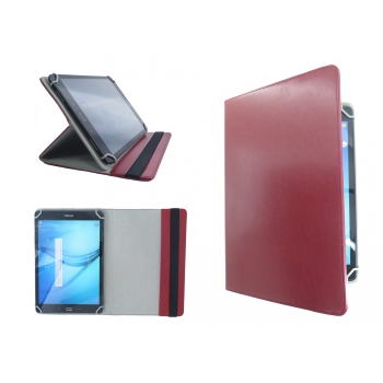 Universale 10 - 11 inch Wallet Case Cover met kaartsleuf & rekbare elastiek. 