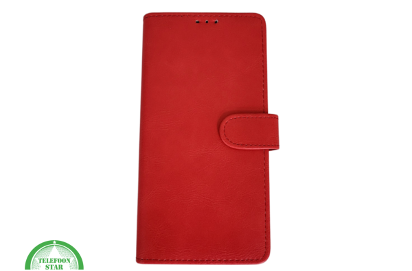 Bookcase Hoesje iPhone 17 Rood – met Pasjeshouder & Standfunctie
