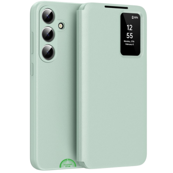 Samsung Galaxy S26 Plus Fresh Mint Bookcase Hoesje Lichtgroen Smart View Wallet Case