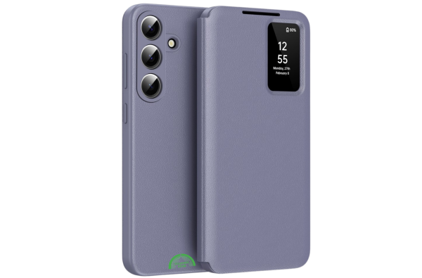 Samsung Galaxy S26 Plus Lavender Shield Bookcase Hoesje Paars Luxe Smart View Cover