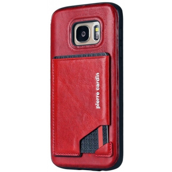 Samsung Galaxy S7 Origineel Luxe Back Cover Pas 100% Leer Rood