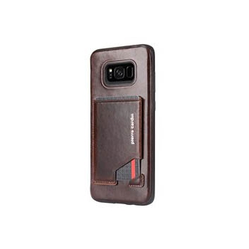 Samsung Galaxy S8 Plus Origineel Luxe Back Cover Pas 100% Leer Donker Bruin