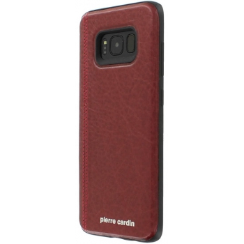 Samsung Galaxy S8 Origineel Luxe Back Cover 100% Leer Rood