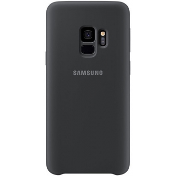 Originele Samsung Galaxy S9 silicone achterkant hoesje in zwart