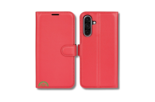 Hoesje voor Samsung Galaxy A36 Rood Bookcase Sterke magnetische sluiting