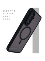 Samsung Galaxy A36 Hoesje - MagSafe Compatibel, Mat Zwart, Schokbestendig