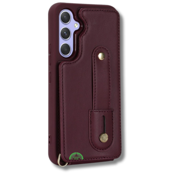 Samsung Galaxy S26 Luxe Bookcase Hoesje met Pasjeshouder Rood
