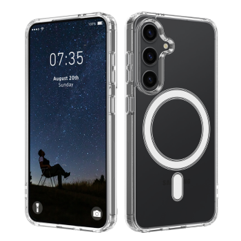 Samsung Galaxy S26 Plus MagSafe Hoesje Transparant Kristalheldere Bescherming met Magnetische Ondersteuning