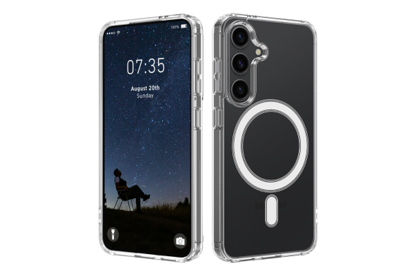 Samsung Galaxy A37 5G MagSafe Hoesje Transparant Kristalheldere Bescherming met Magnetische Ondersteuning