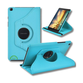 Hoesje voor Samsung A11 Plus Blauw Bookcase met Kickstand Slank licht en stevig