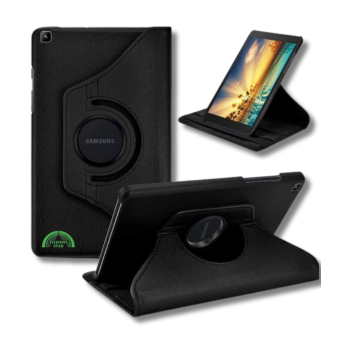 Hoesje voor Samsung A11 Plus Zwart Bookcase met Kickstand