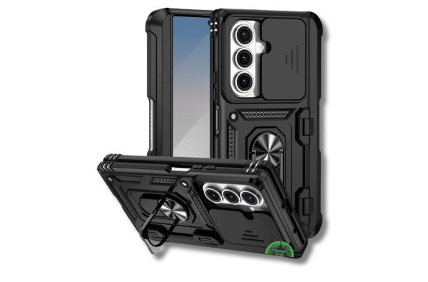 Samsung Galaxy Z Fold 7 Hoesje Met Ringhouder Cameraslider En Scharnierbescherming