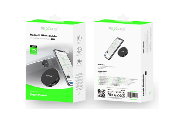 Magnetische Telefoonhouder Mini Zwart Compact & Krachtig 215t