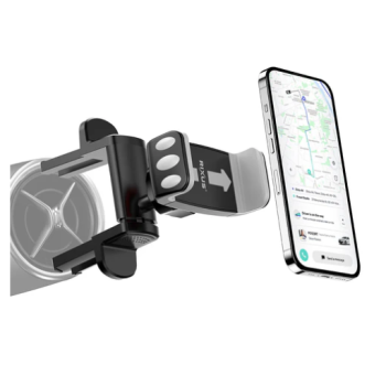 Universele Autohouder voor Ventilatierooster – Zwart – Stevige Grip & 360° Draaibaar